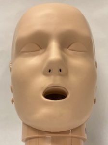 CPR manikin head