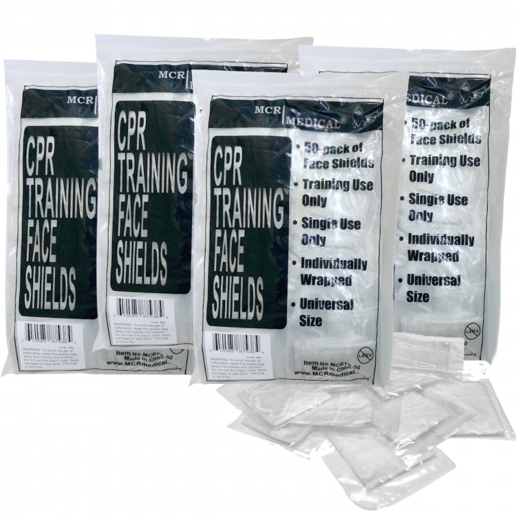 Individually Wrapped CPR Training Shield, MCR Medical