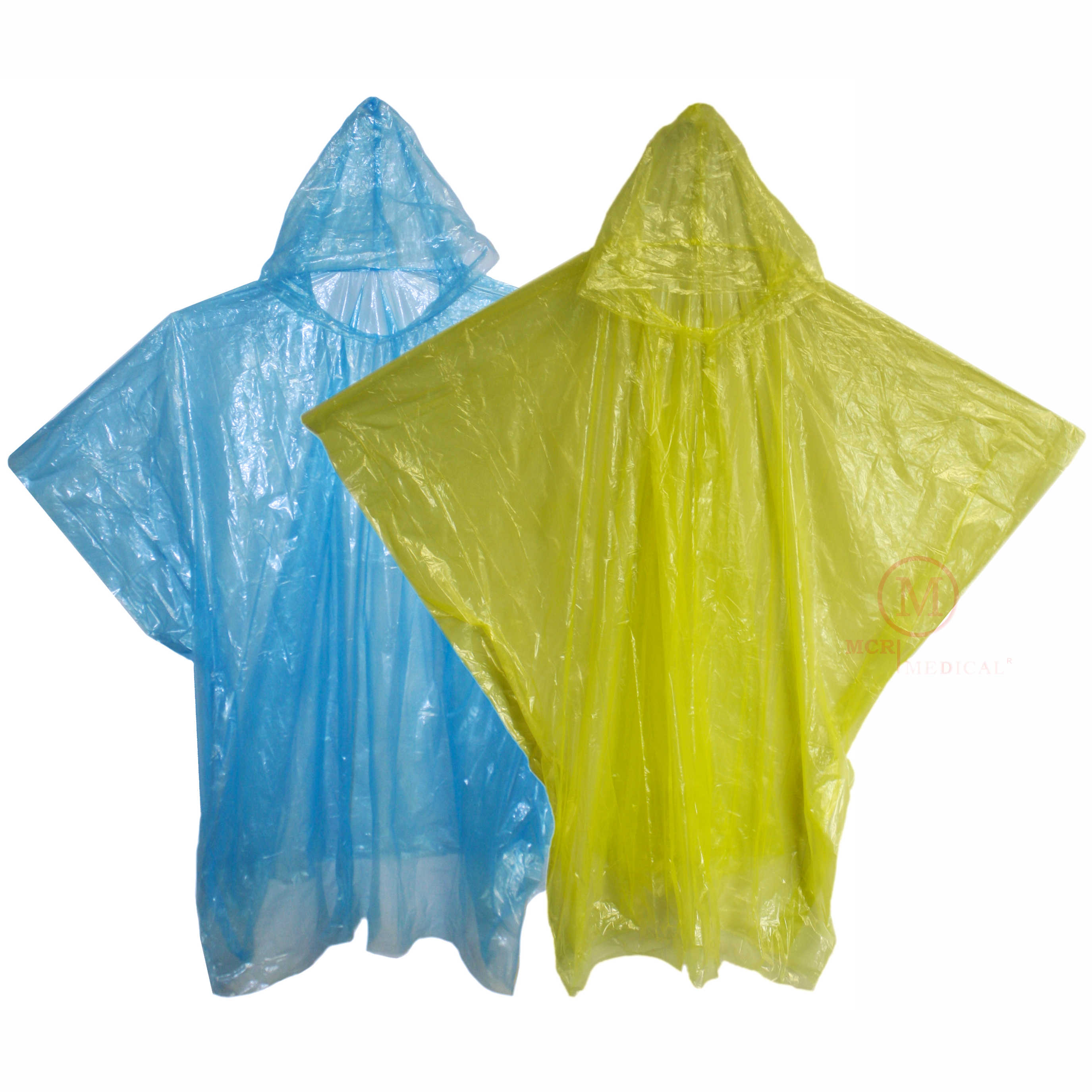 Grab-N-Go Dry Emergency Rain Poncho, Clear: MCR Medical Supply